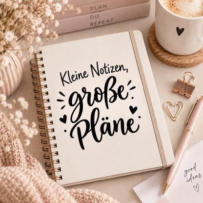 Kleine Notizen, große Pläne – Plotterdatei SVG, DXF & PNG