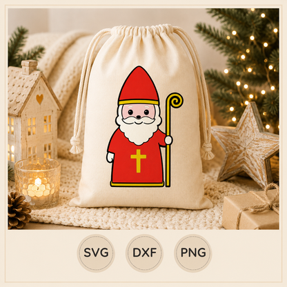 Kleiner Nikolaus – Plotterdatei SVG, DXF & PNG