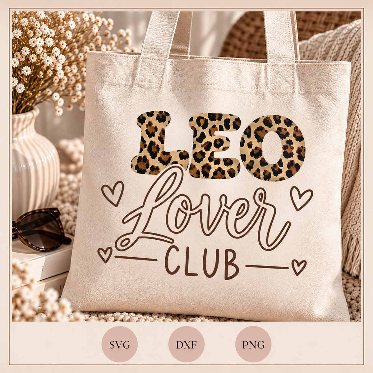 Leo Lover Club – Plotterdatei SVG, DXF & PNG