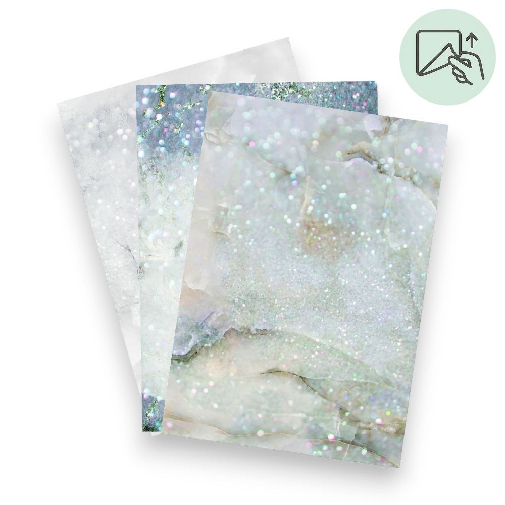 Crystal Marble - Exklusive Design Vinylfolie