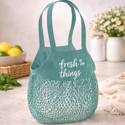 Mesh Cotton Shopper