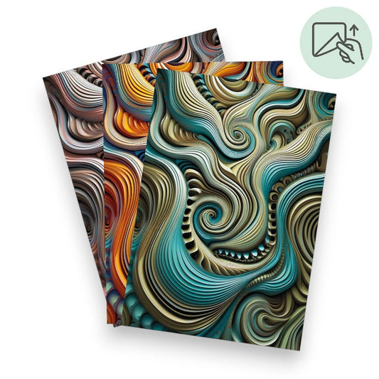 Color Swirl – Exklusive Design Vinylfolie