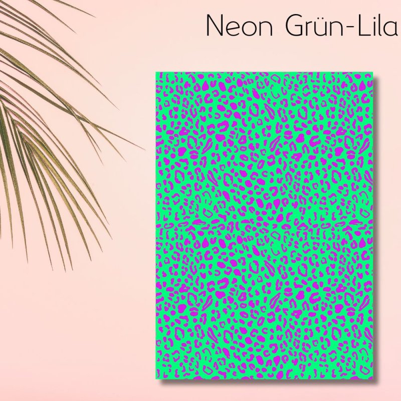 Neon Leopard – Exklusive Design Flexfolie