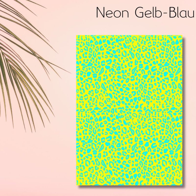 Neon Leopard – Exklusive Design Vinylfolie
