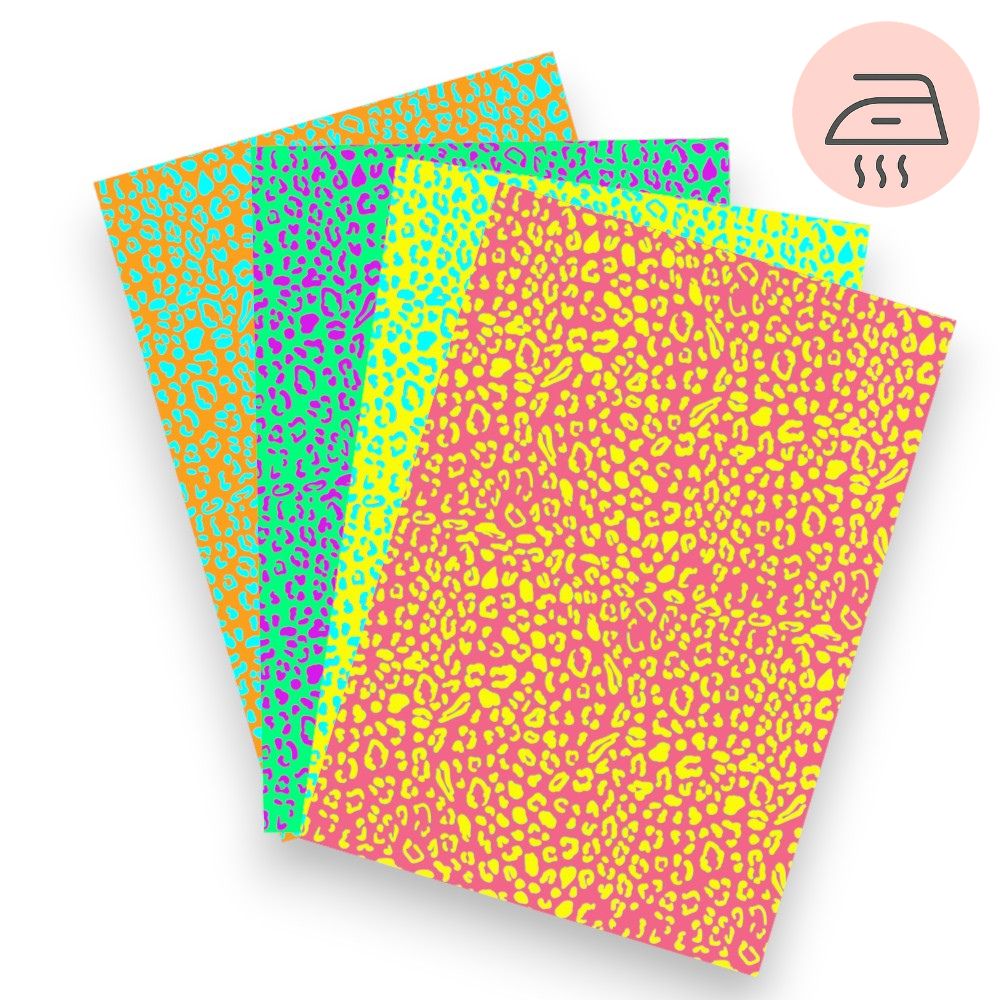 Neon Leopard – Exklusive Design Flexfolie