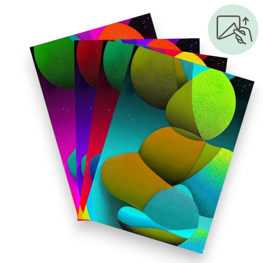 Neon Shapes – Exklusive Design Vinylfolie