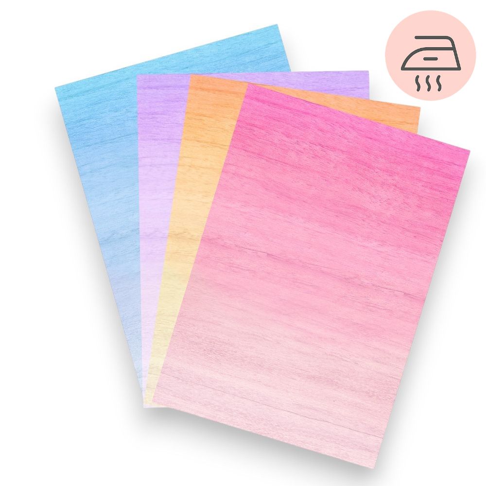 Pastel Wood Dream – Exklusive Design Flexfolie