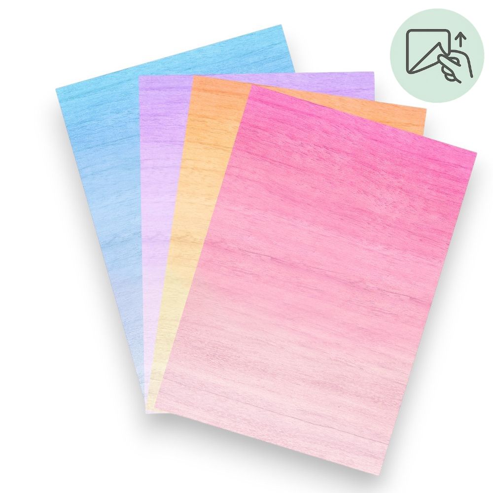 Pastel Wood Dream – Exklusive Design Vinylfolie