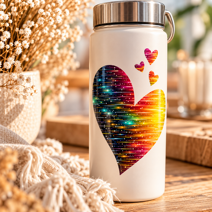 Rainbow Light Flow – Exklusive Design Vinylfolie
