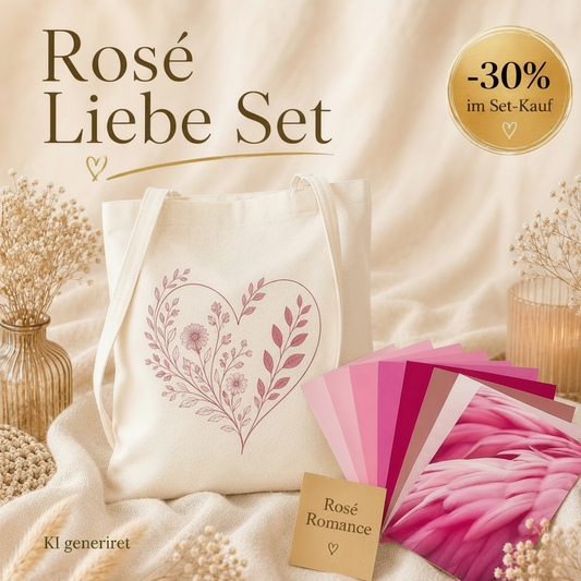 Rosé Liebe Set – Shopper & Folienset