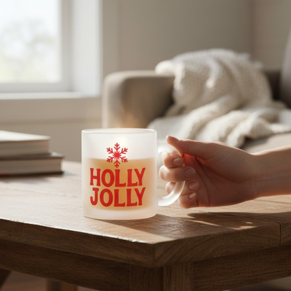 Frosted Glas-Tasse – für Vinylfolien & Sublimation