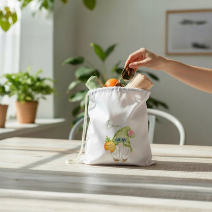 Kordelbeutel weiß – für Sublimation & Bügelfolien:
