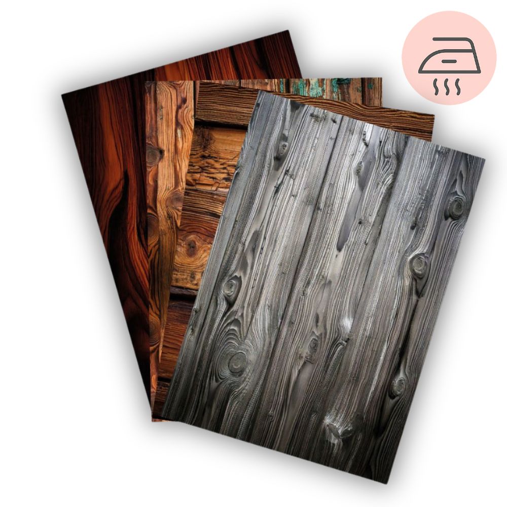 Rustic Wood Texture – Exklusive Design Flexfolie