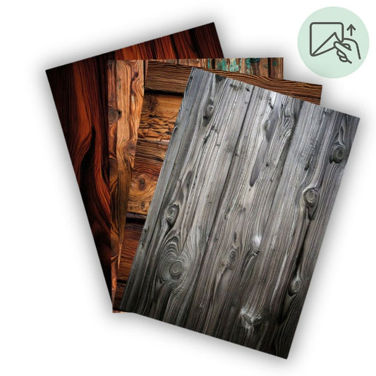 Rustic Wood Texture – Exklusive Design Vinylfolie