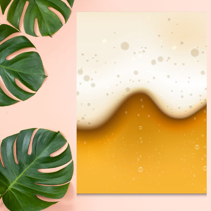 Golden Beer Bubbles – Exklusive Design Flexfolie - Letzte Chance