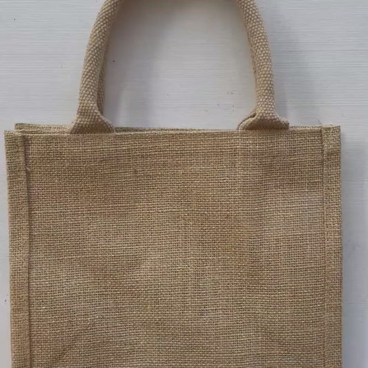 Jute Shine Bag