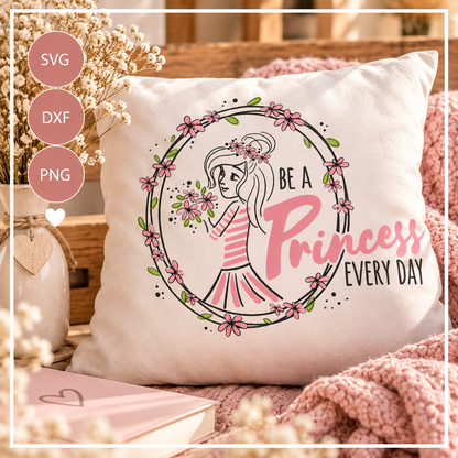 Princess Bloom – Plotterdatei SVG, DXF & PNG