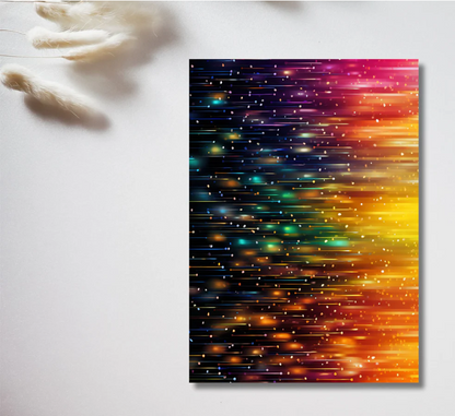 Rainbow Light Flow – Exklusive Design Vinylfolie