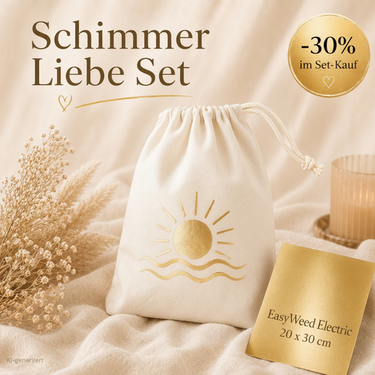 Schimmer Liebe Set - Kordelbeutel & Electric Flex