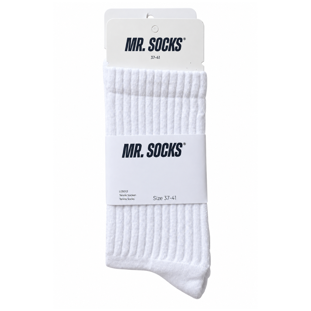 MR. SOCKS Tennissocken – Weiß
