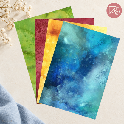 Soft Blur Flow – Exklusive Design Vinylfolie