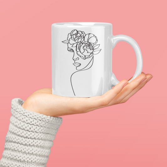 Tasse weiß Subli