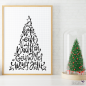 Preview: Plotterdatei frohe Weihnachten Baum