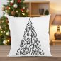 Preview: Plotterdatei "Frohe Weihnachten" – Schriftzug im Weihnachtsbaum (SVG/DXF/PNG)