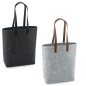 Preview: Filz Tasche mit Leder Henkel