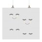 Preview: Plotterdatei „Sleeping Eyes Set“ – süßes Gesichter-Set für kreative Projekte (SVG/DXF)