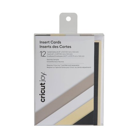 Cricut Joy Insert Cards Neutrals - 12 Stück
