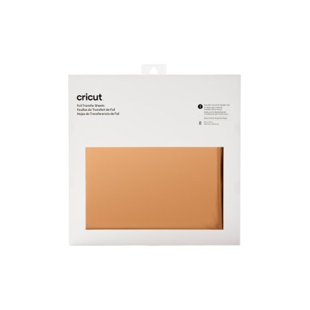Cricut Foil Transfer Material ROSE-GOLD 30,5 x 30,5 cm 8 Bogen