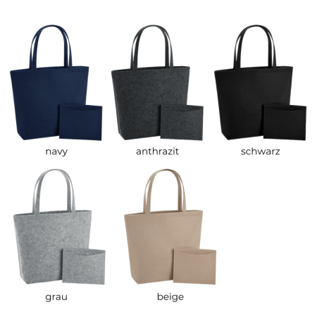 Filz Shopper - AUSLAUFFARBEN