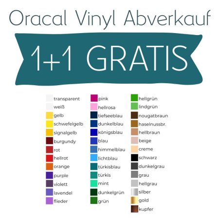 Standard Vinyl glänzend Oracal® 641