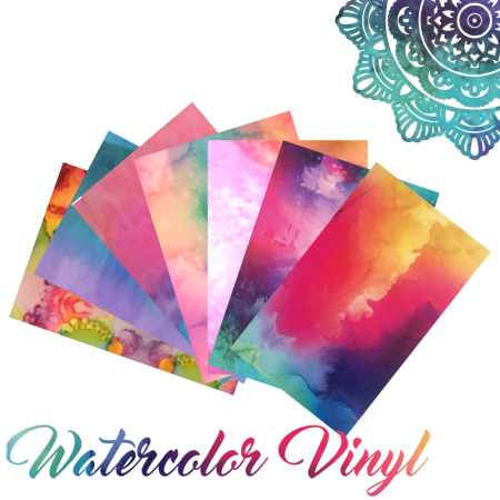 Watercolor Vinyl - AUSLAUFARTIKEL