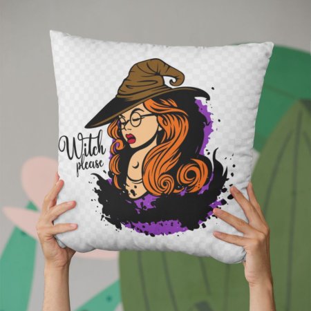 Plotterdatei Witch Please – Hexe mit Hut (SVG/DXF/PNG)