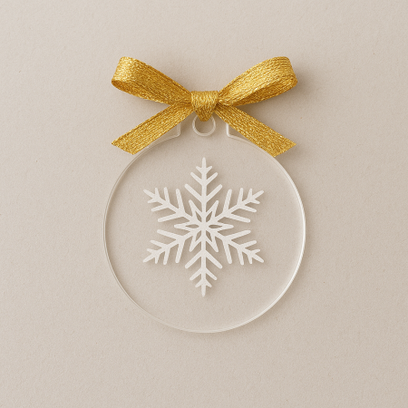 Acryl-Christbaumkugel zum Beplotten – dein persönlicher Weihnachtsschmuck