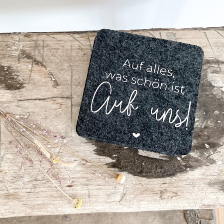 Preview: Filz Untersetzer Set