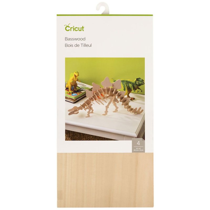 Cricut Basswood/ Lindenholz 15,5 x 30,5 cm - 4 Bogen