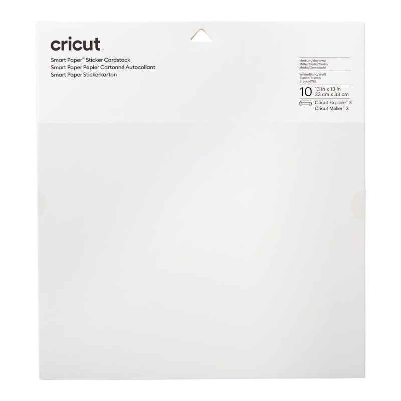 Cricut Smart Sticker Cardstock 33x33cm 10 sheets - AUSLAUFARTIKEL
