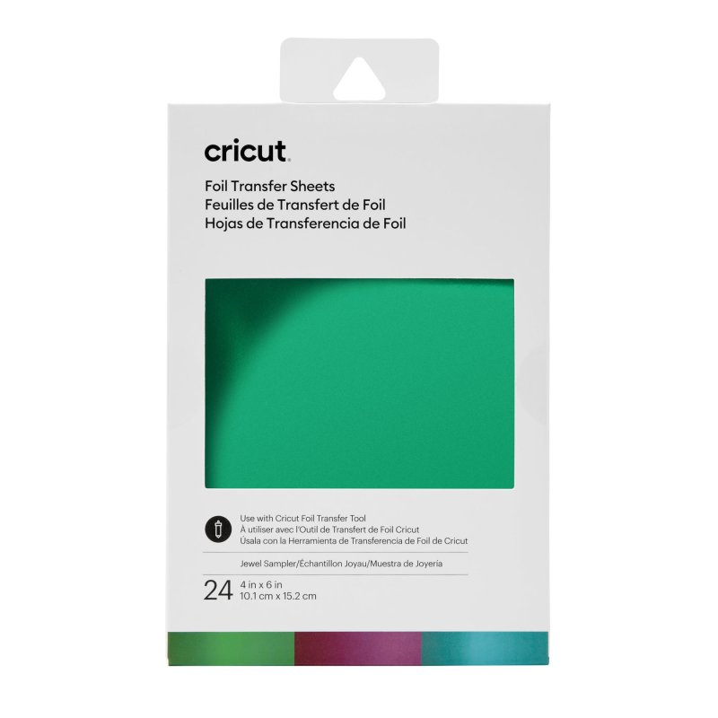 Cricut Foil Transfer Sheets Sampler - 10,1 x 15,2 cm