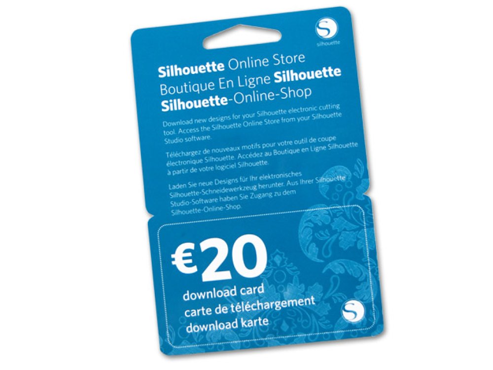 Silhouette online Store Guthaben €20,-