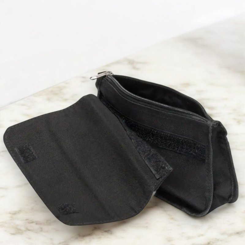 Sublimierbare Kosmetiktasche schwarz