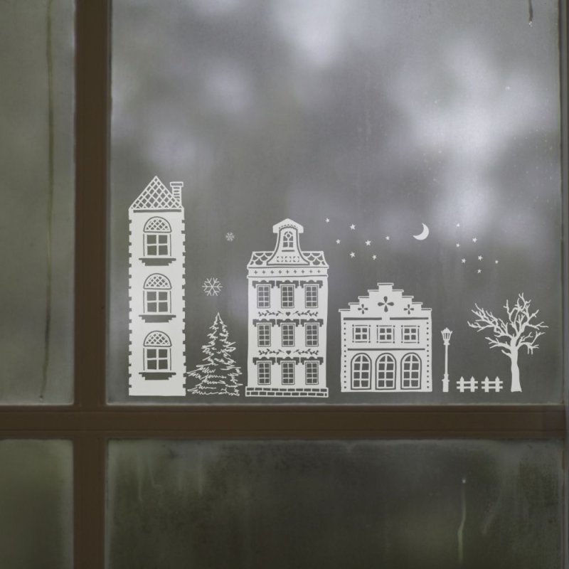 Plotterdatei „Winternacht“ – winterliches DIY-Set mit 36 Elementen (SVG/DXF)