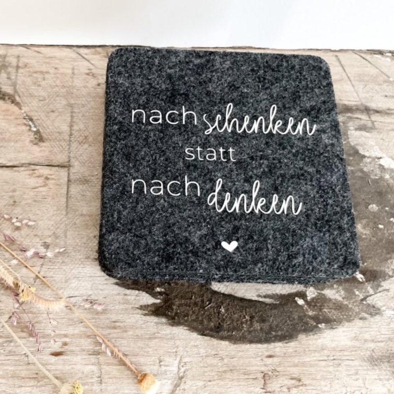 Filz Untersetzer Set