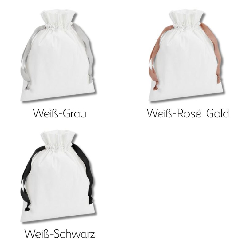 Geschenkbeutel mit Satinband