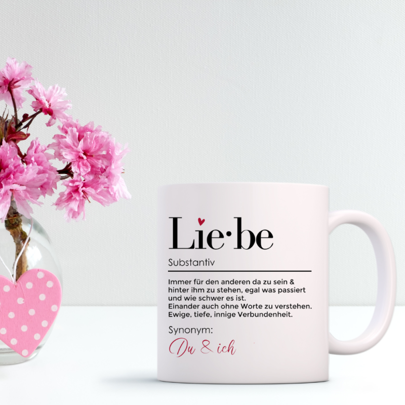 Plotterdatei „Liebe“ – Definition & personalisierbarer Schriftzug (SVG/DXF/PNG)