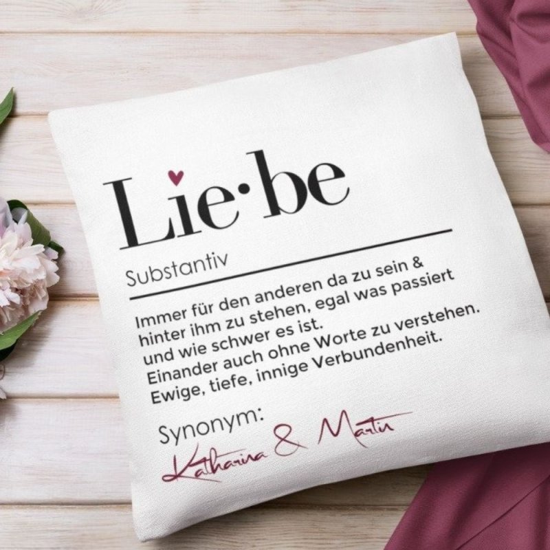 Plotterdatei „Liebe“ – Definition & personalisierbarer Schriftzug (SVG/DXF/PNG)