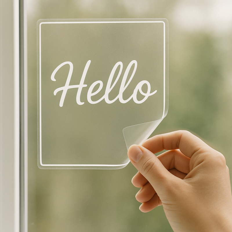 PureStatic – wiederablösbare Adhäsionsfolie